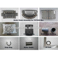 top quality brake shoes assembly / bus parts